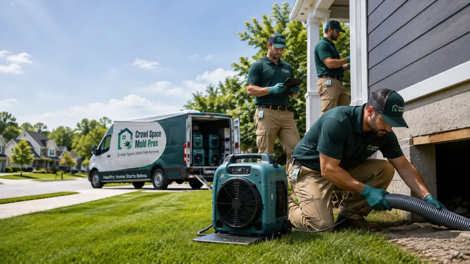 Crawl Space Mold Removal in Berthold, ND